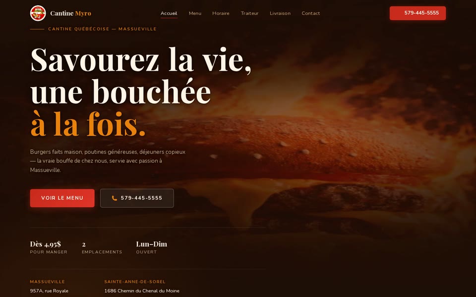 Cantine Myro — site preview