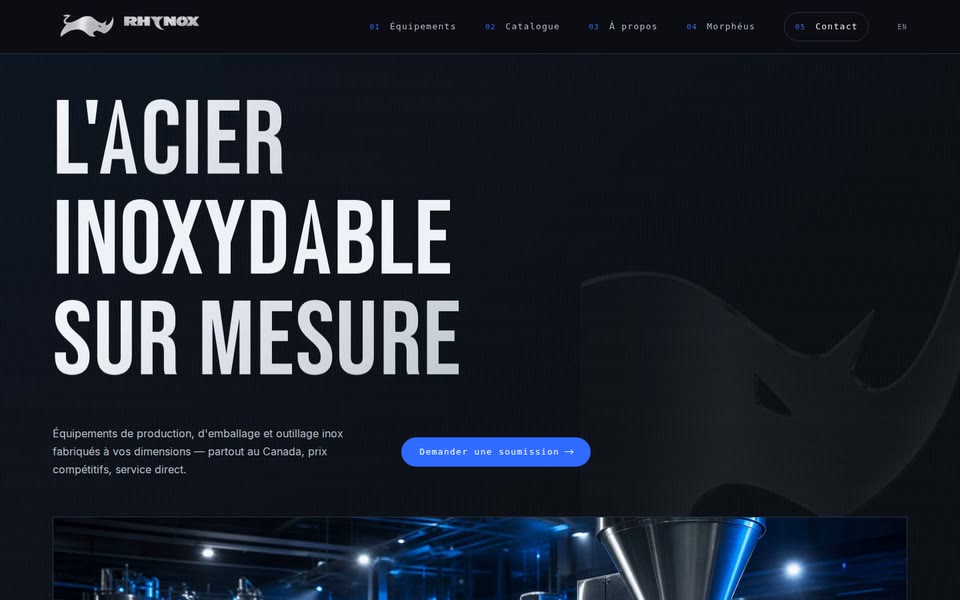 Rhynox — site preview